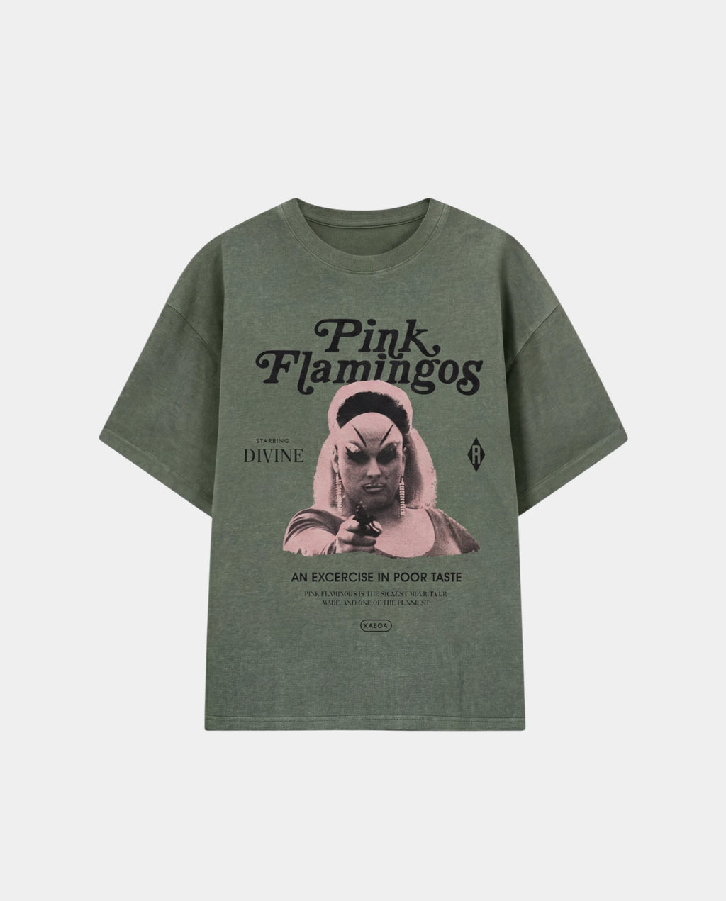 Remera Flamingos Oversize