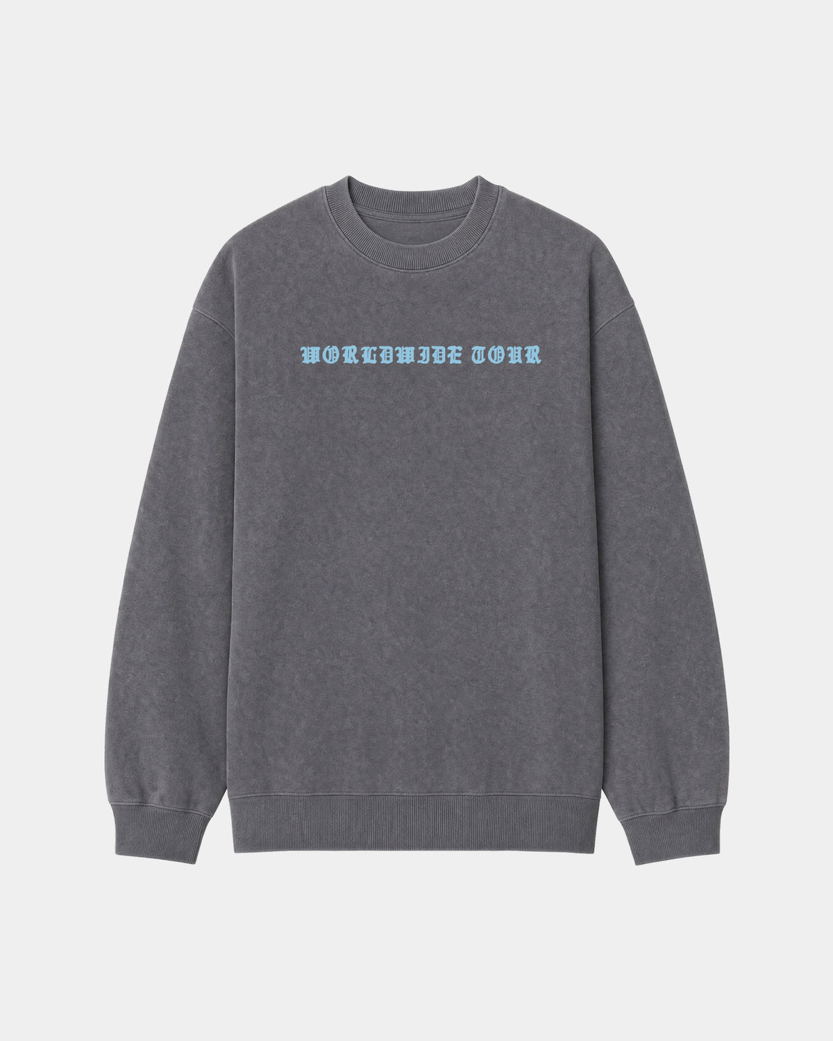 Buzo Kaboa | Gris Stone Wash | mockup frente