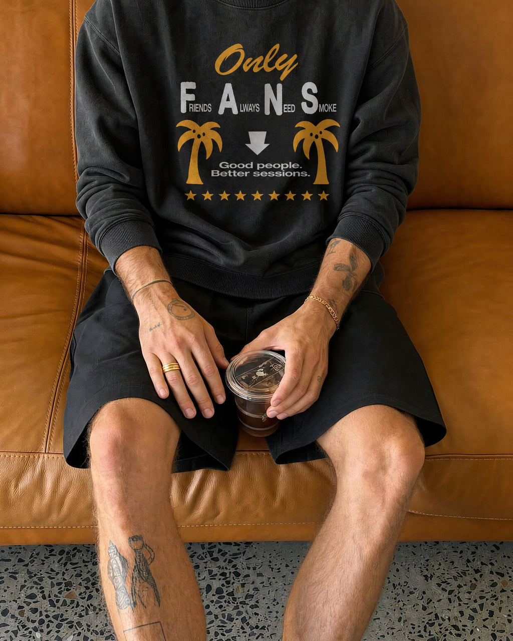 Buzo Only Fans | Negro Stone Wash | 2