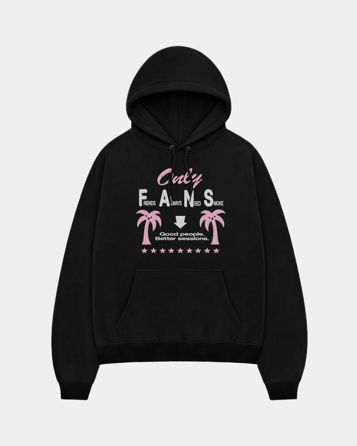 Canguro Only Fans | Negro | mockup frente