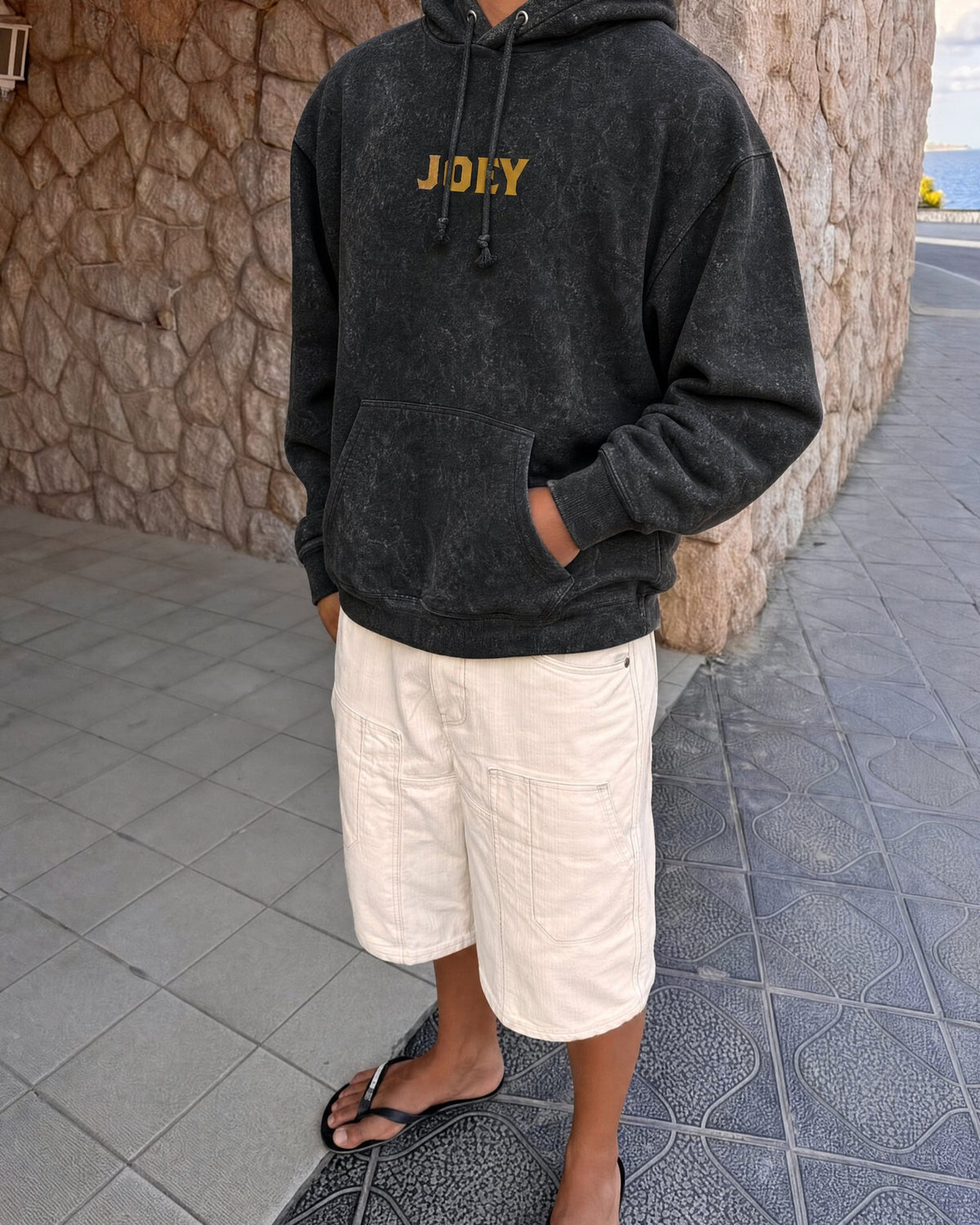 Canguro Joey | Negro Stone Wash | 1