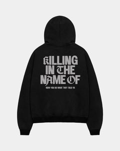 Canguro Rage Against The Machine | Negro | mockup espalda