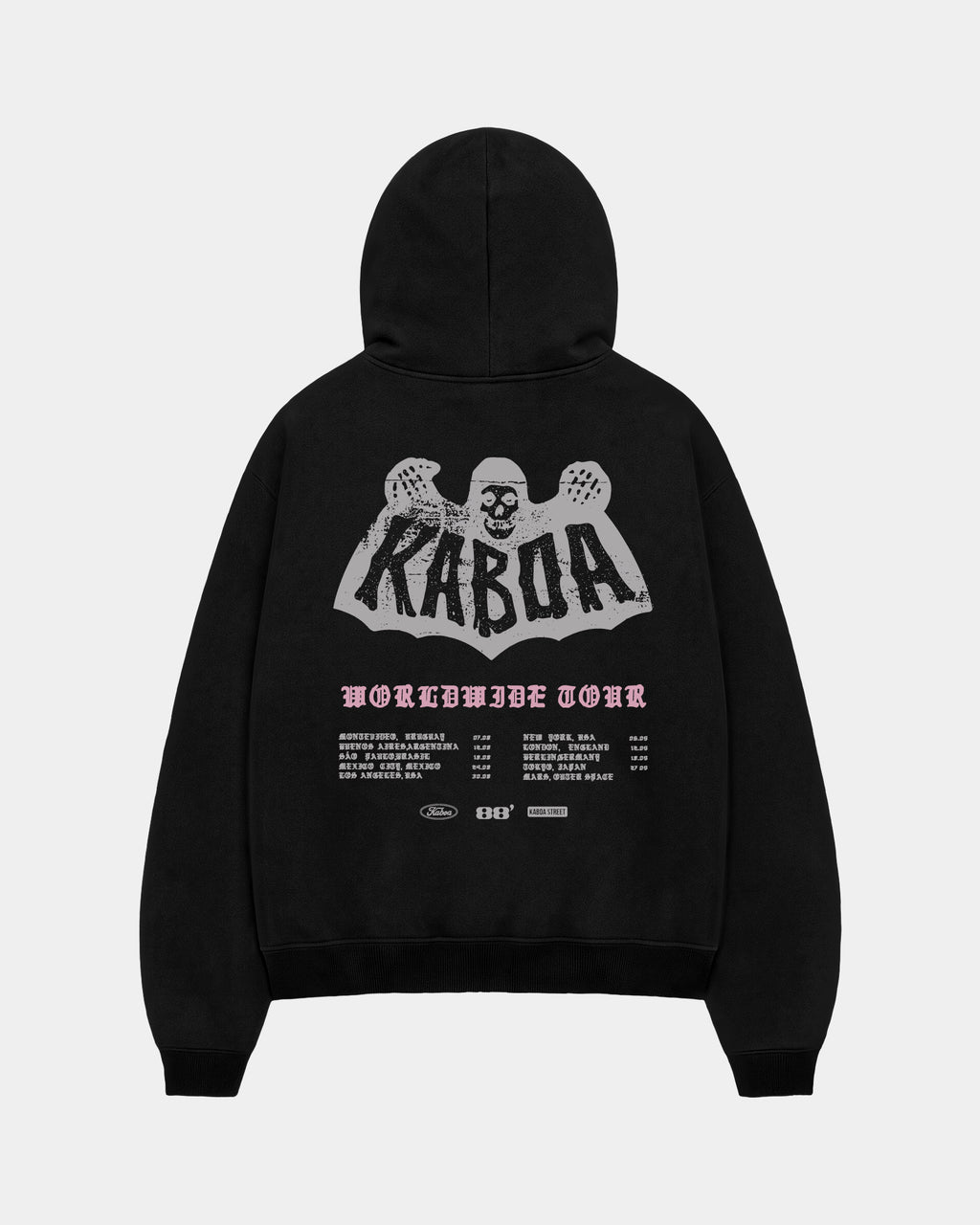 Canguro Kaboa | Negro | mockup espalda