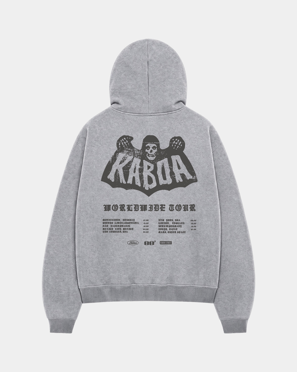 Canguro Kaboa | Gris Melange | mockup espalda