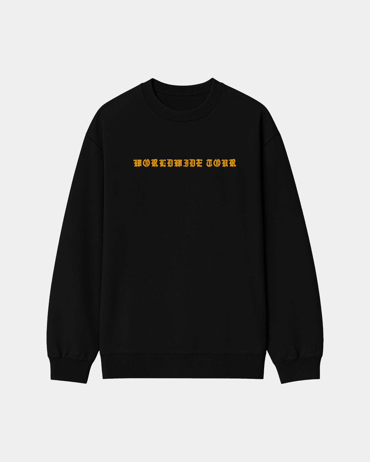 Buzo Kaboa | Negro Stone Wash | mockup frente