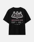 Remera Kaboa Oversize | Negro | mockup espalda