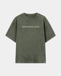 Remera Kaboa Oversize | Verde Stone-Wash | mockup frente