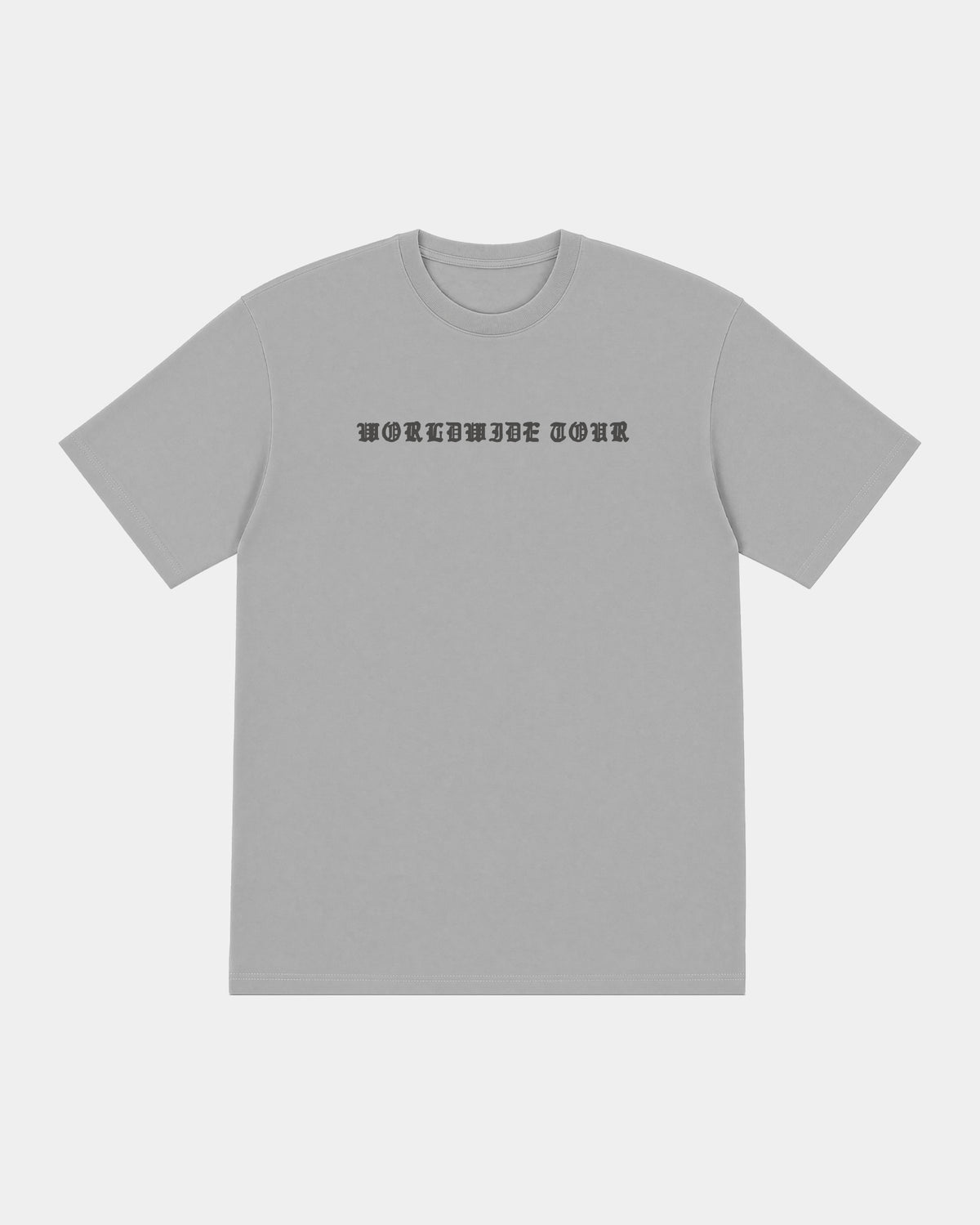 Remera Kaboa Regular | Gris Tato | mockup frente