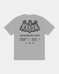 Remera Kaboa Regular | Gris Tato | mockup espalda