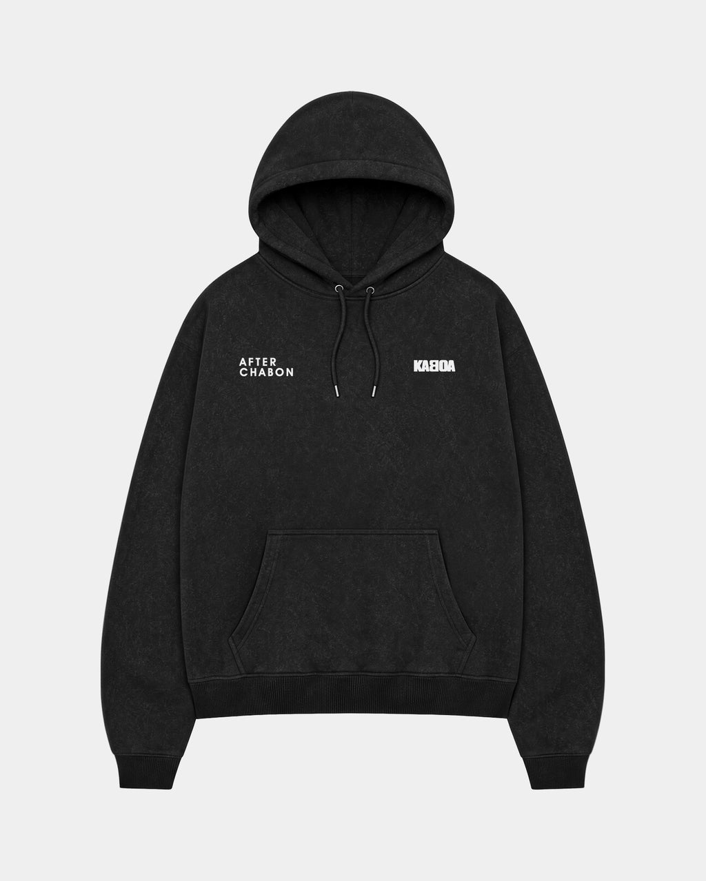 Canguro Sumo | Negro Stone Wash | mockup frente