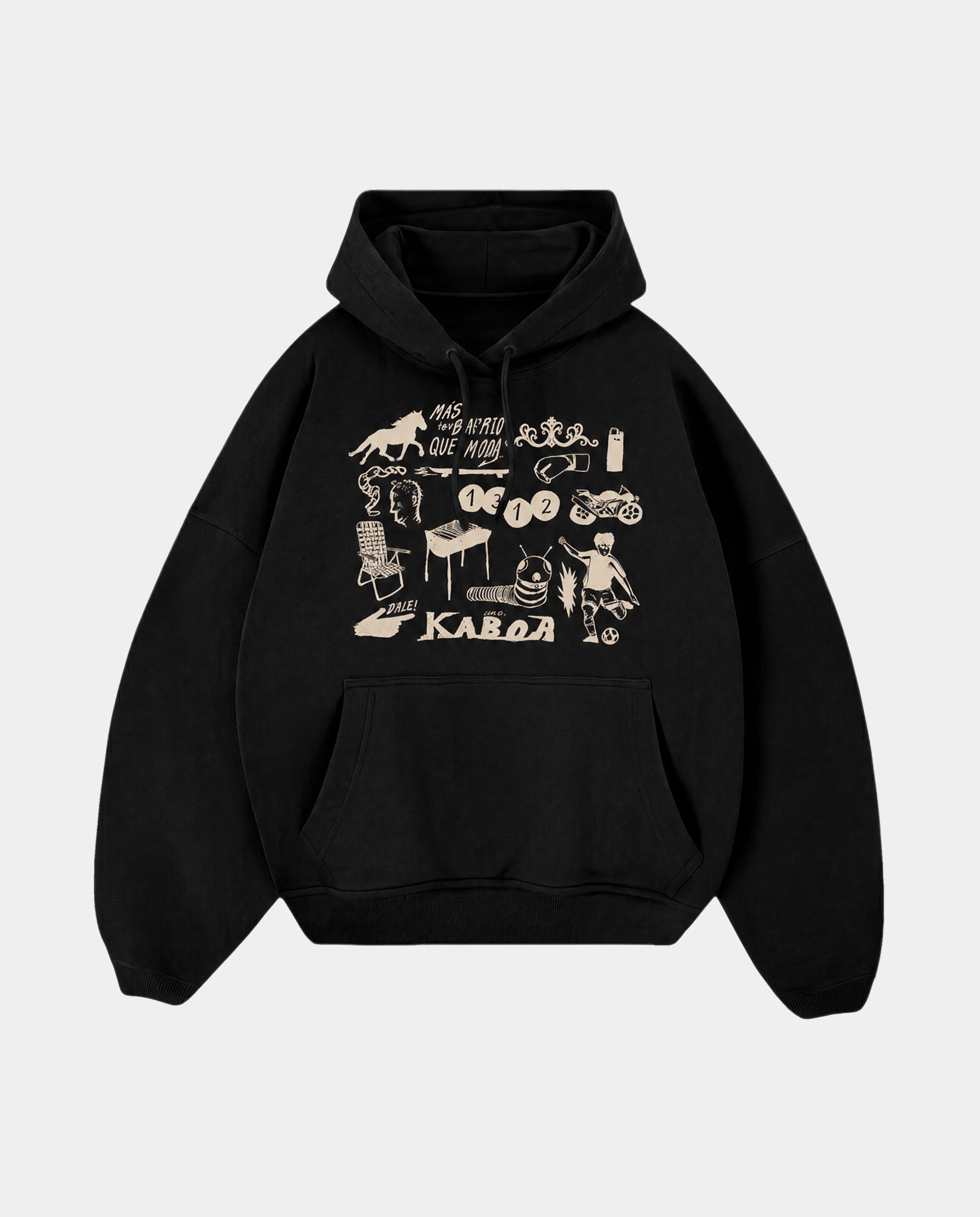 Canguro Cachivaches Negro Oversize