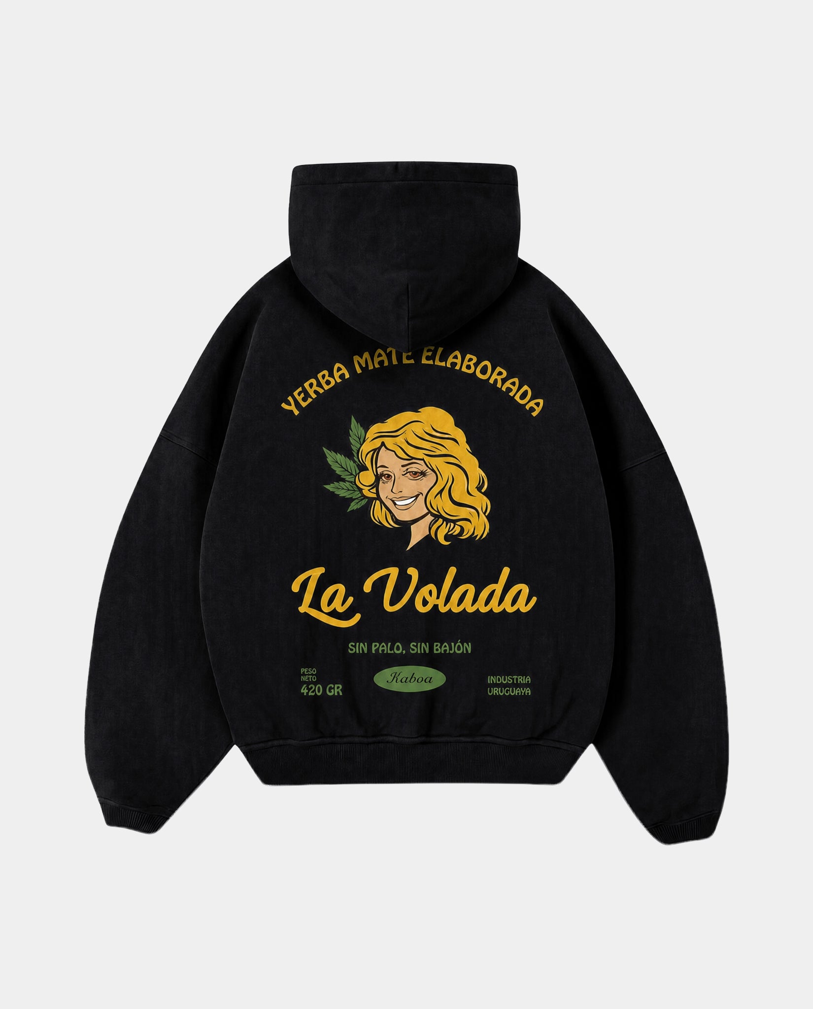 Canguro La Volada Negro Oversize