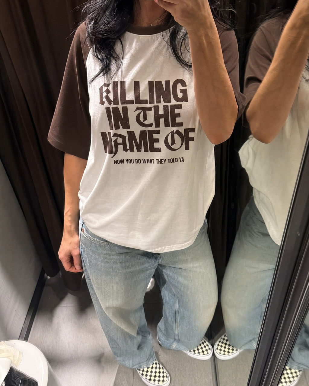 Remera Rage Against The Machine Raglan | Marrón | 3