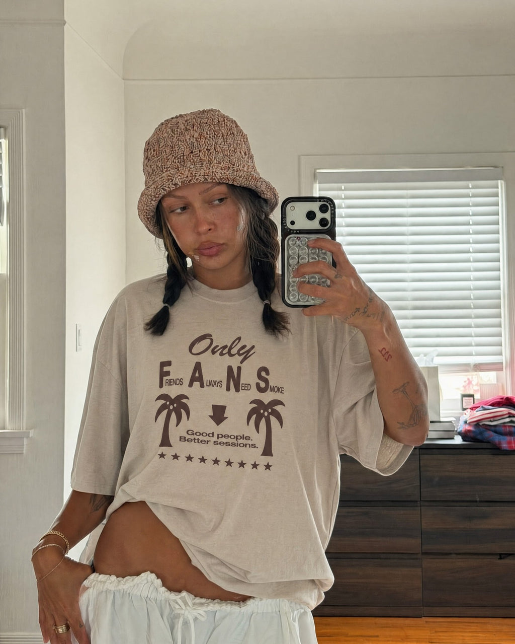 Remera Only Fans Oversize | Beige | 3
