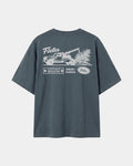 Remera Flete Oversize Gris - espalda