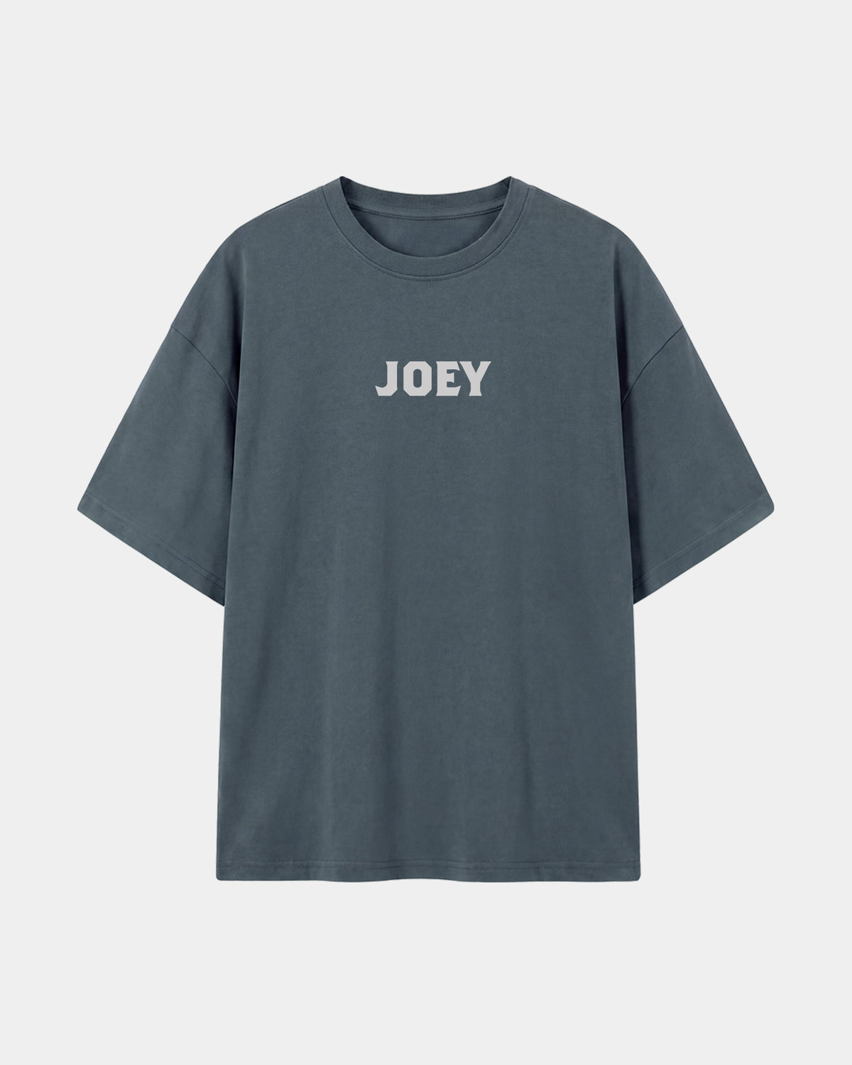 Remera Joey Oversize Gris - frente