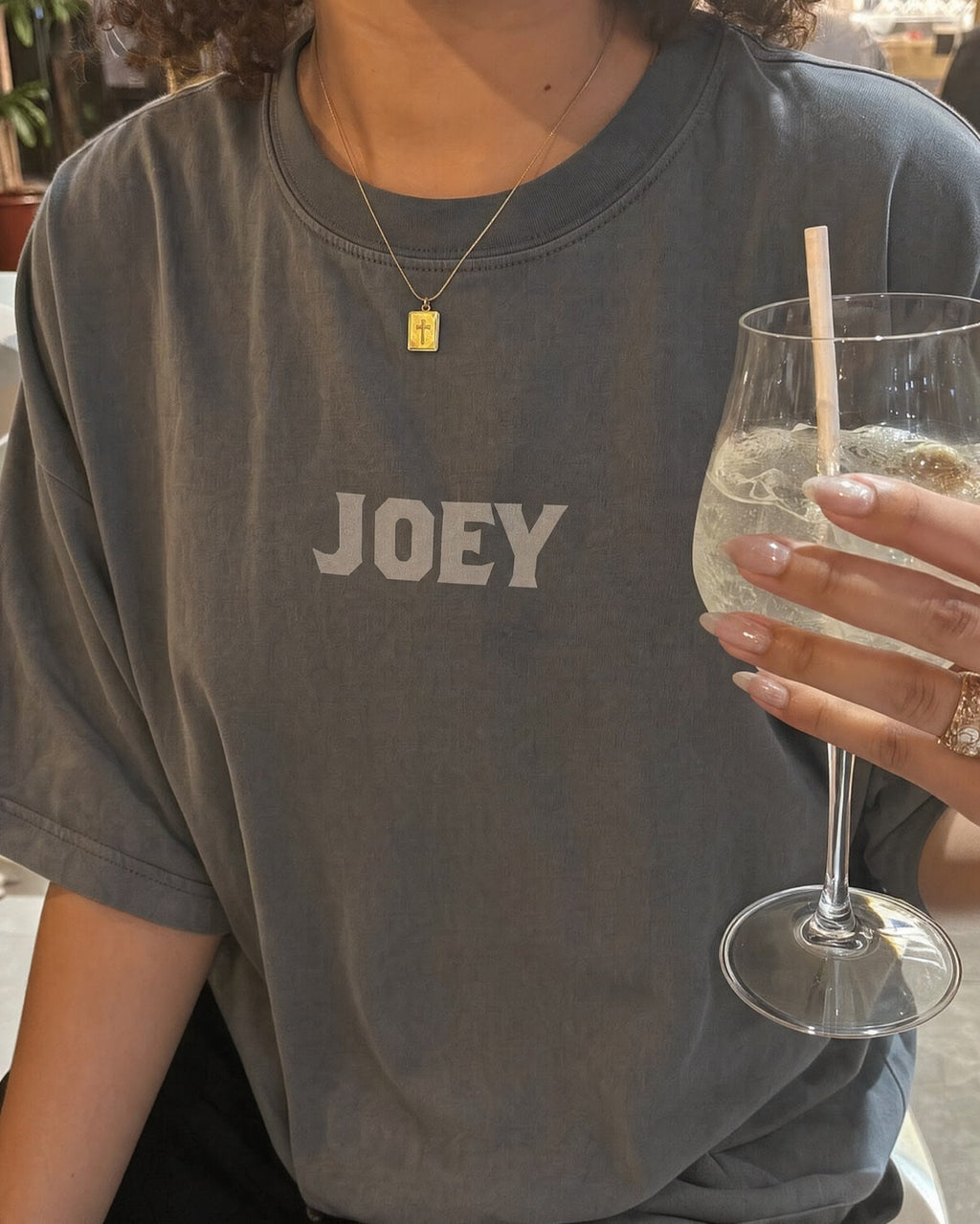 Remera Joey Oversize | Gris | 2