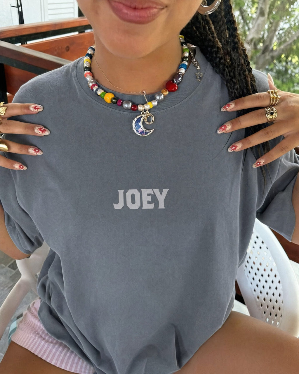 Remera Joey Oversize | Gris | 4