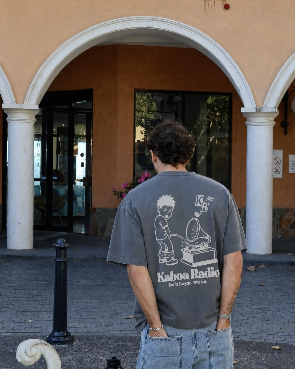 Remera Street Sound Oversize | Gris | 5