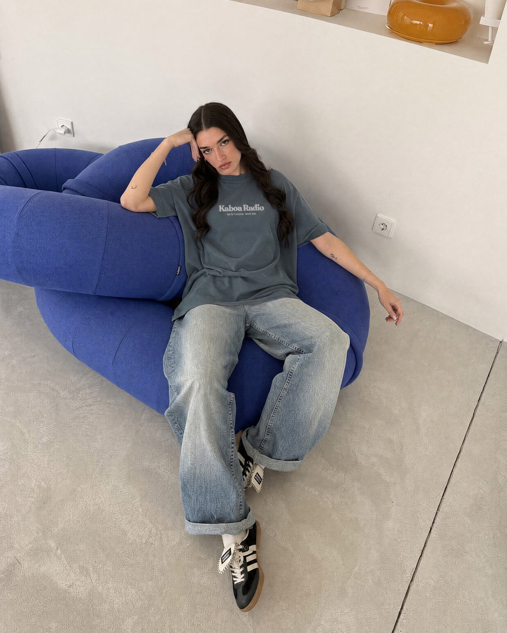 Remera Street Sound Oversize | Gris | 4