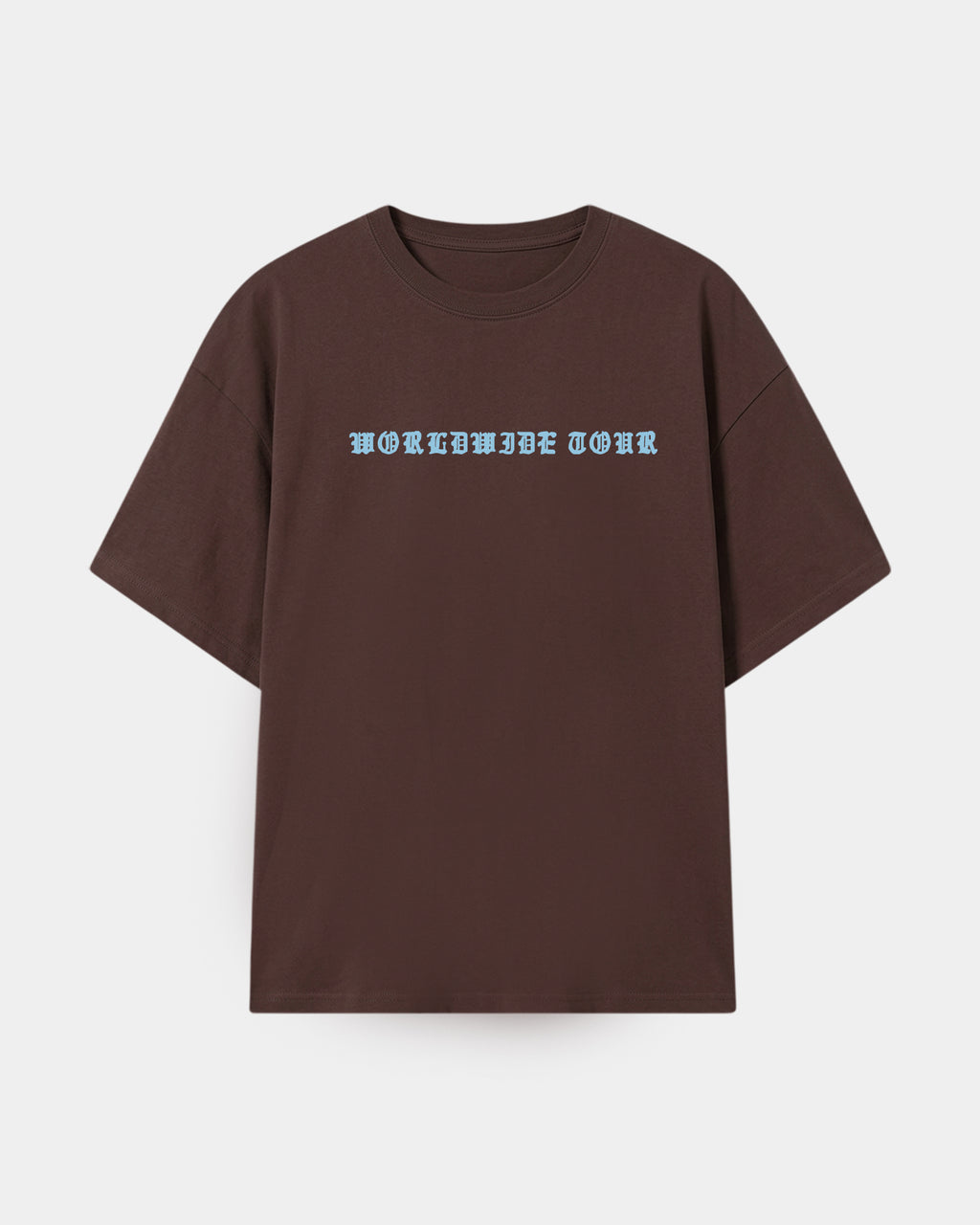 Remera Kaboa Oversize | Marrón | mockup frente