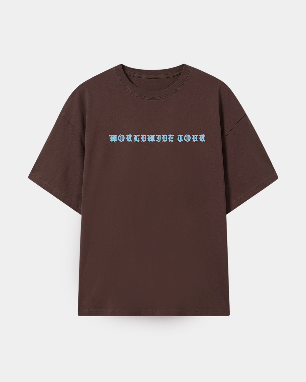Remera Kaboa Oversize | Marrón | mockup frente