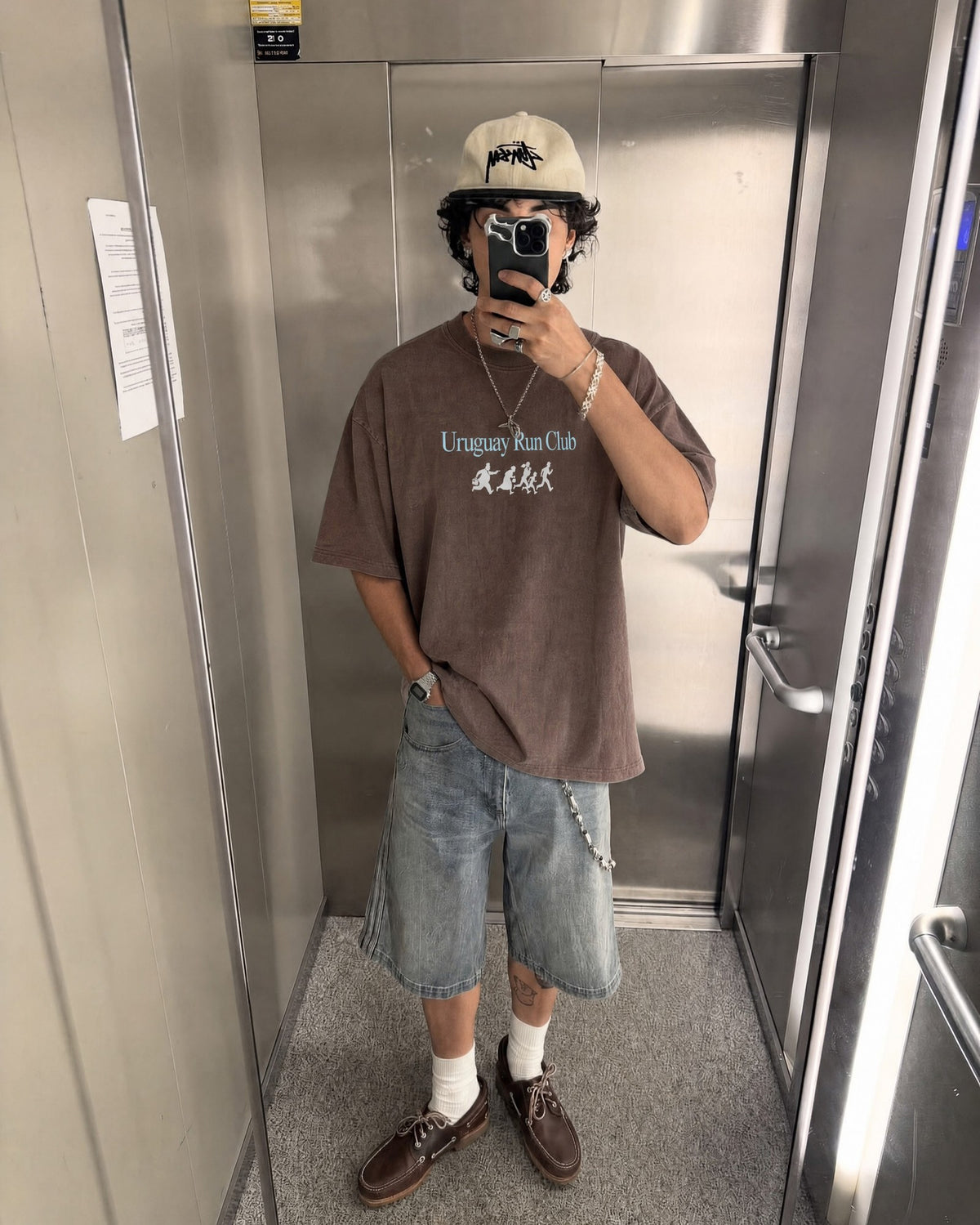 Remera Maratón Oversize | Marrón | 1