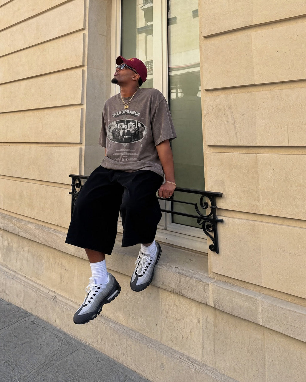 Remera Sopranos Oversize | Marrón Stone-Wash | 4