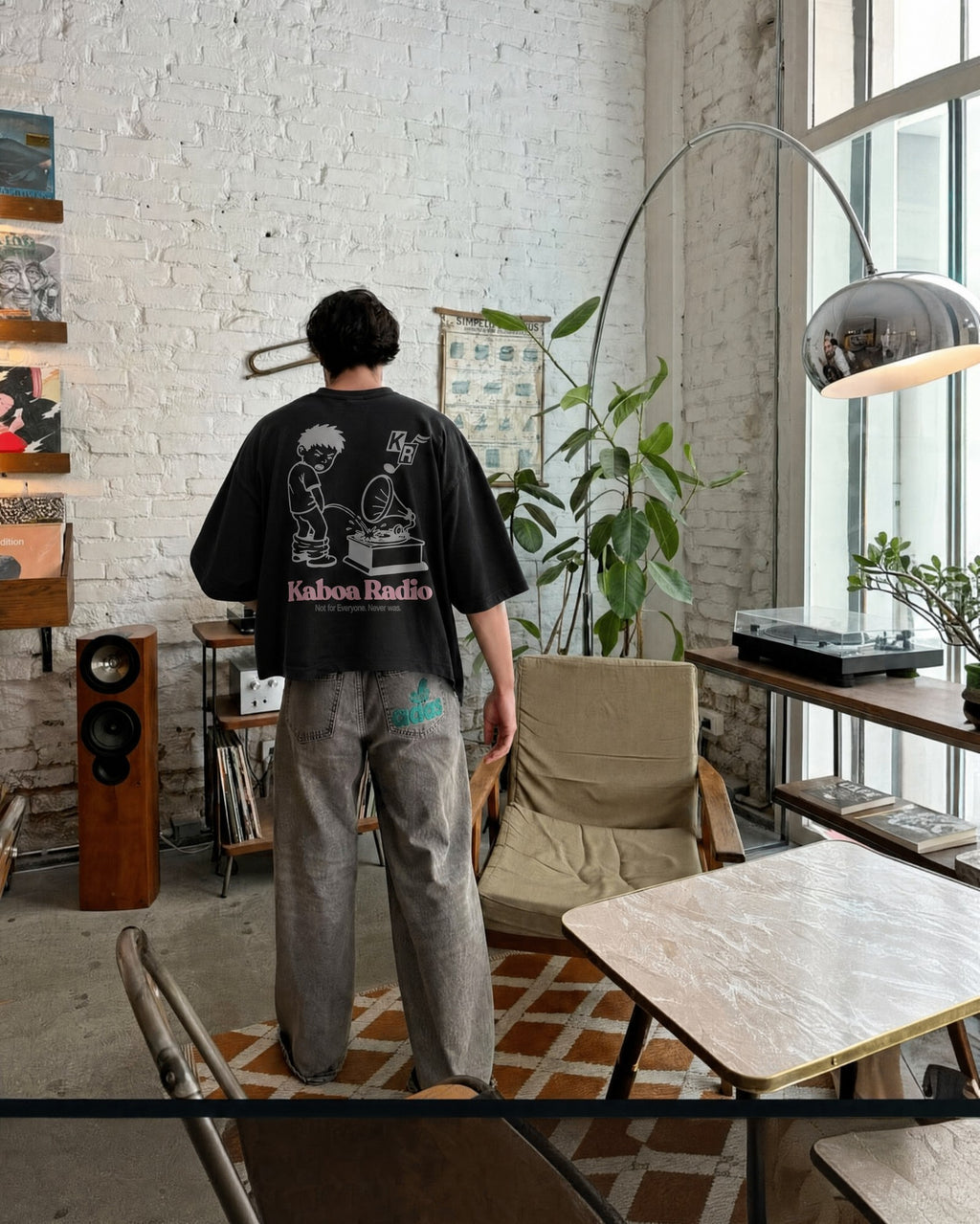 Remera Street Sound Oversize | Negro | 6