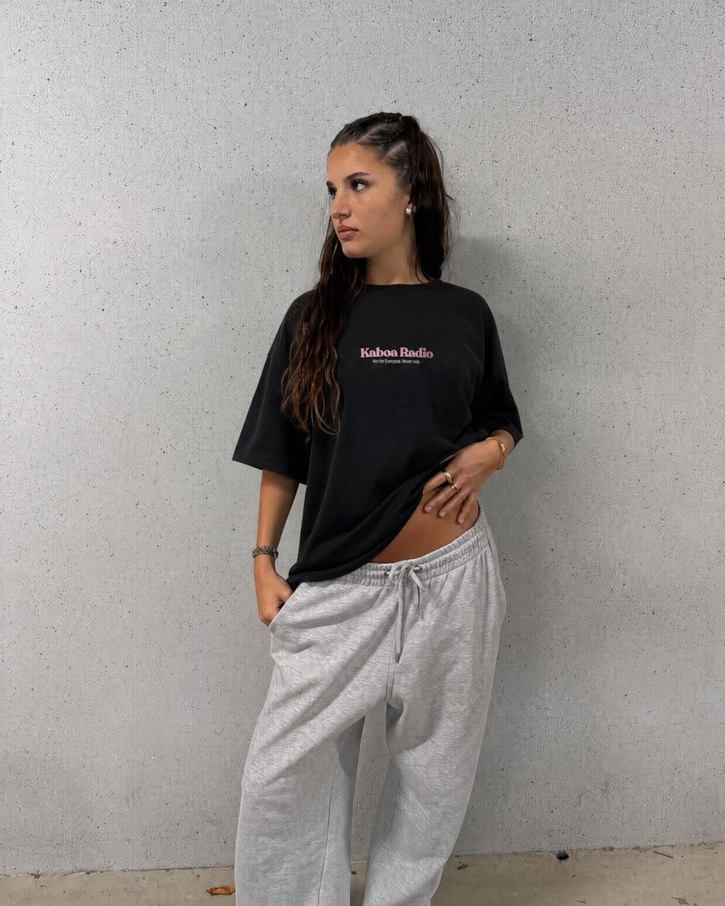 Remera Street Sound Oversize | Negro | 3