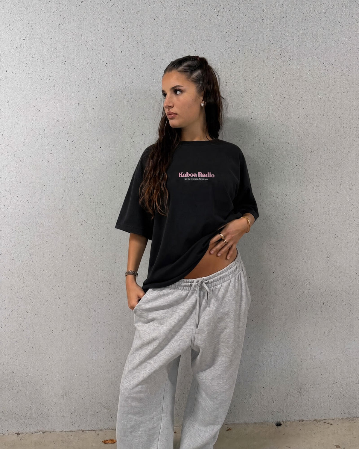 Remera Street Sound Oversize | Negro | 3
