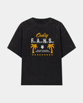 Remera Only Fans Oversize | Negro Stone Wash | mockup frente