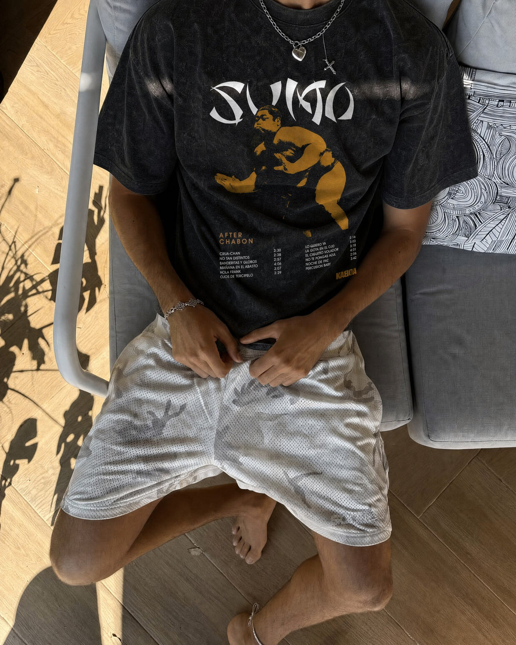 Remera Sumo Oversize | Negro Stone Wash | 3