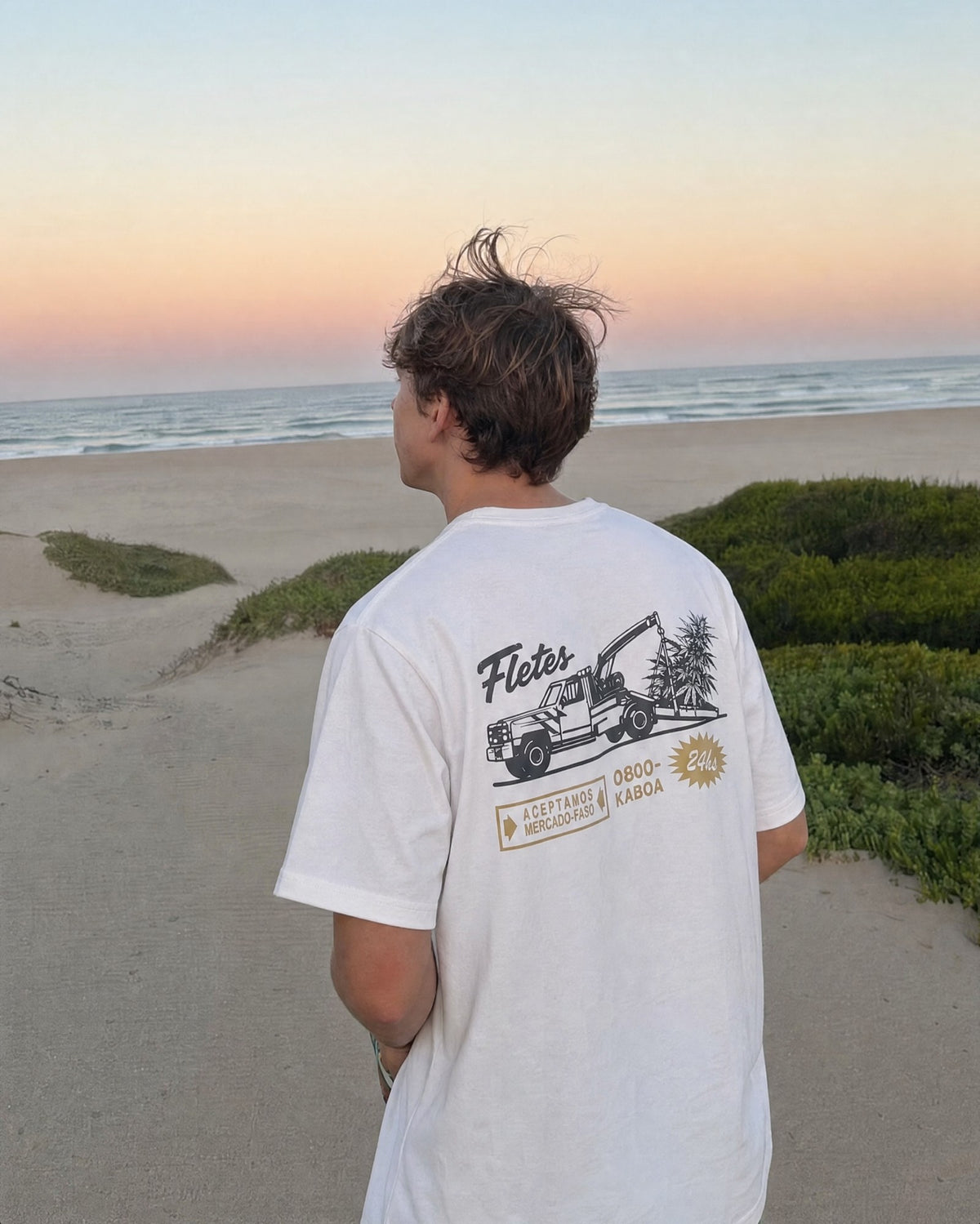 Remera Flete Regular | Blanco | 4