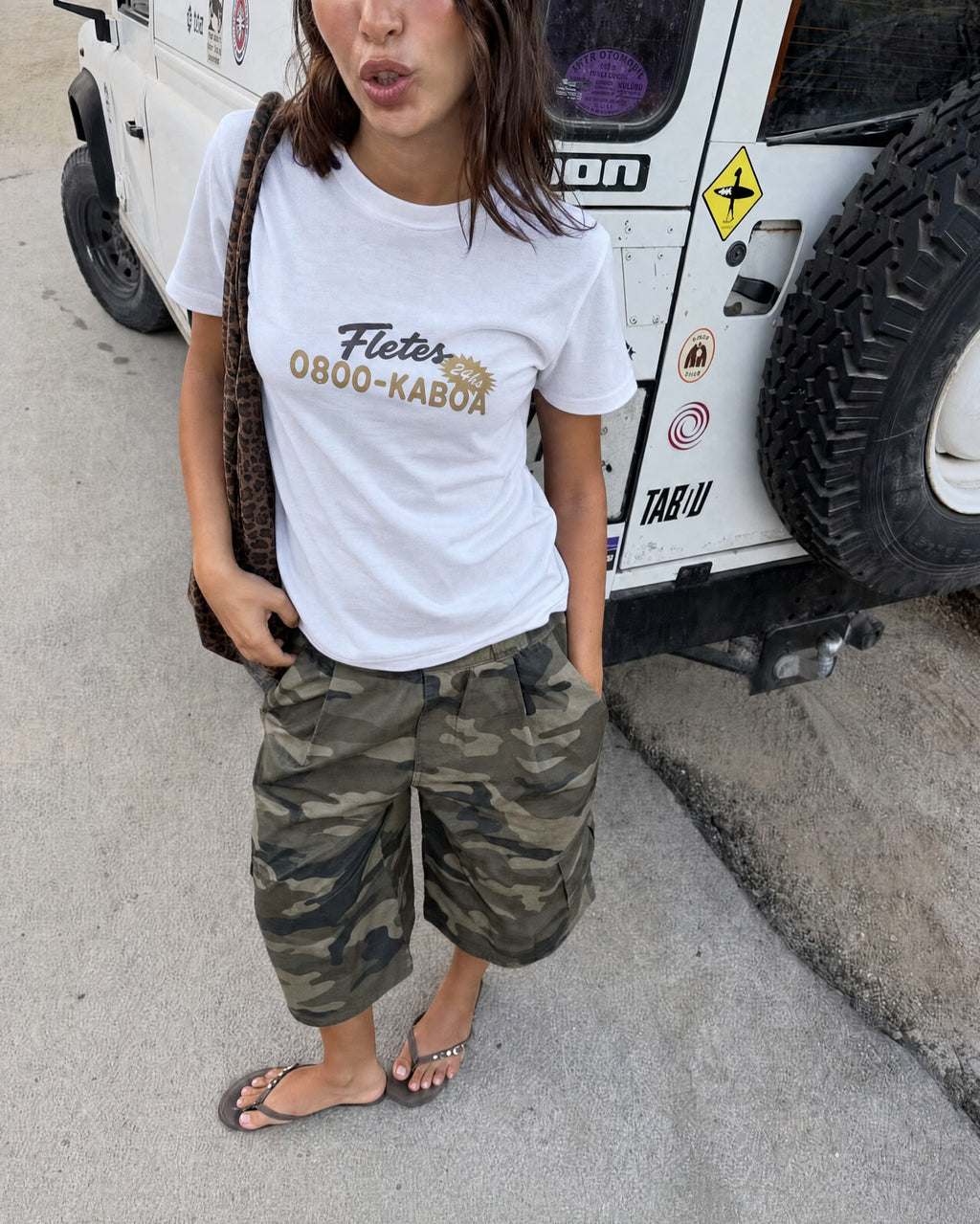 Remera Flete Regular | Blanco | 2