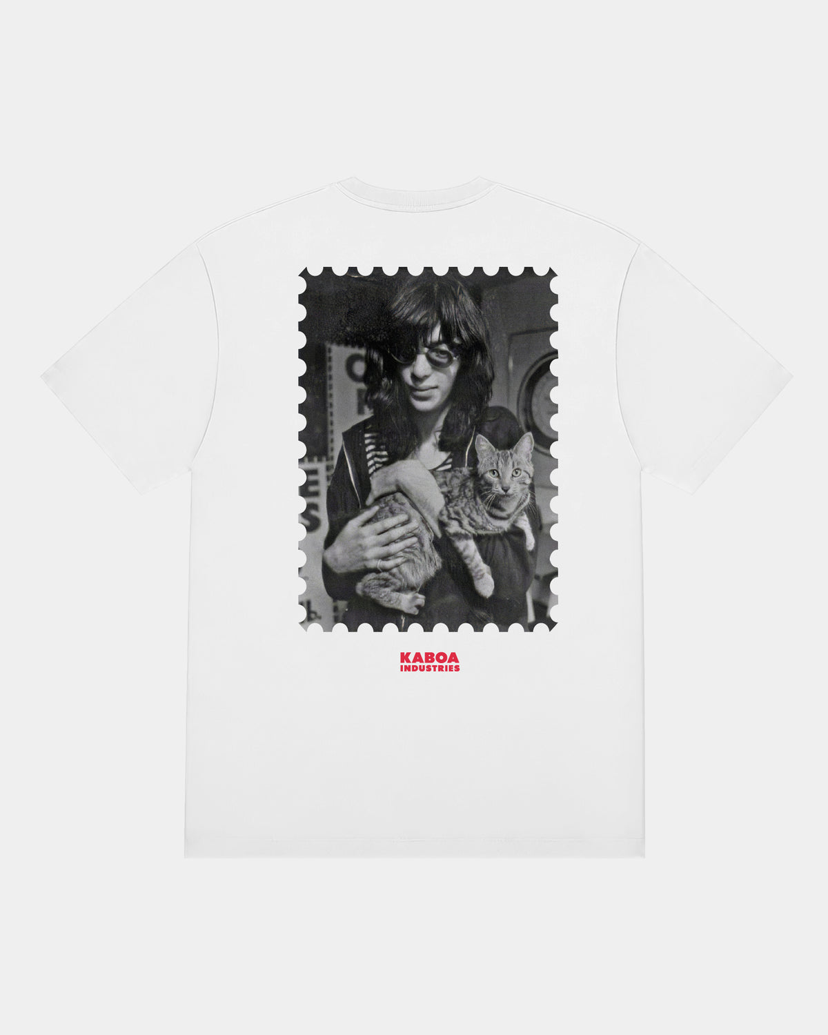 Remera Joey Regular Blanco - espalda