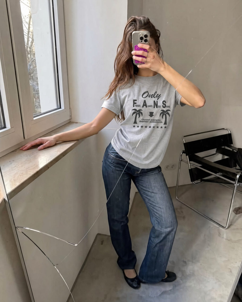 Remera Only Fans Regular | Gris Tato | 1