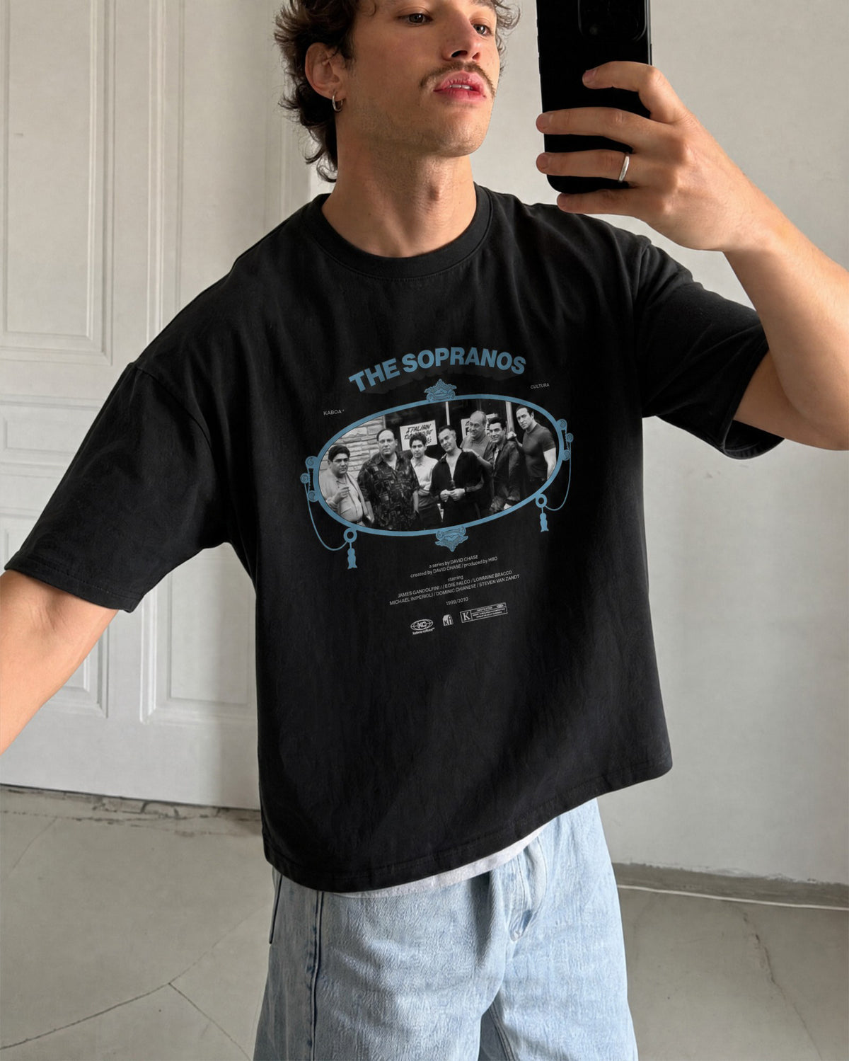 Remera Sopranos Regular | Negro | 4