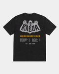Remera Kaboa Regular | Negro Stone Wash | mockup espalda