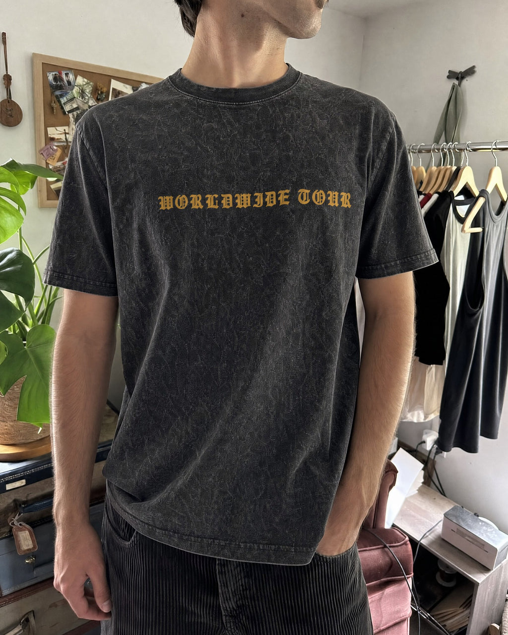 Remera Kaboa Regular | Negro Stone Wash | 2