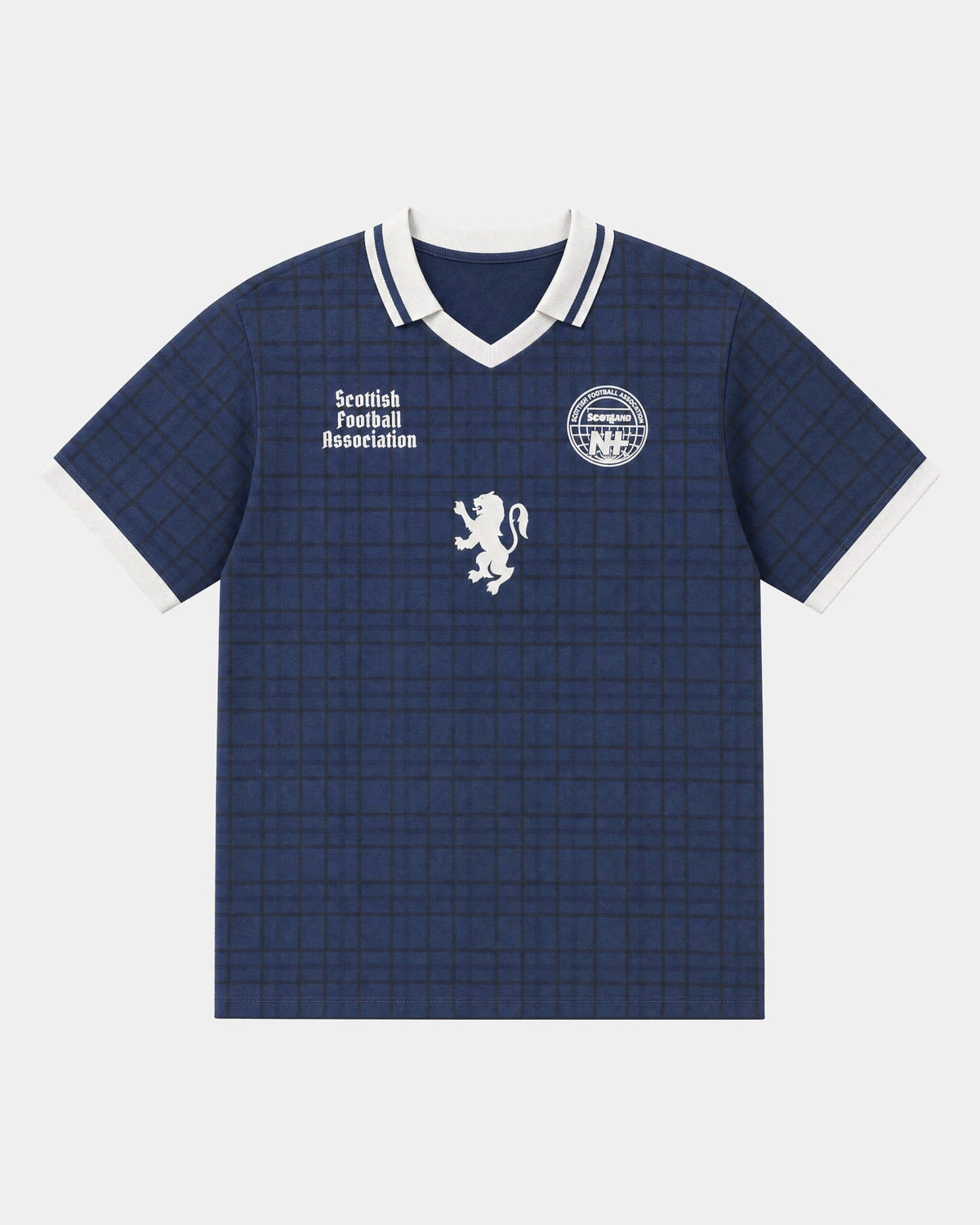 Remera fútbol Escocia mockup frente