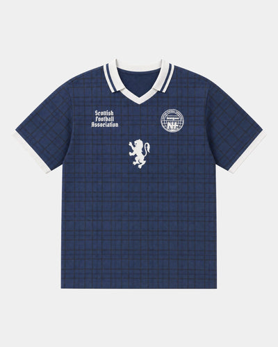 Remera fútbol Escocia mockup frente