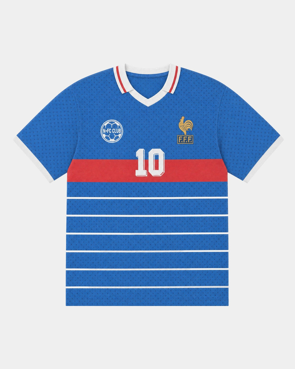 Remera fútbol Francia mockup frente