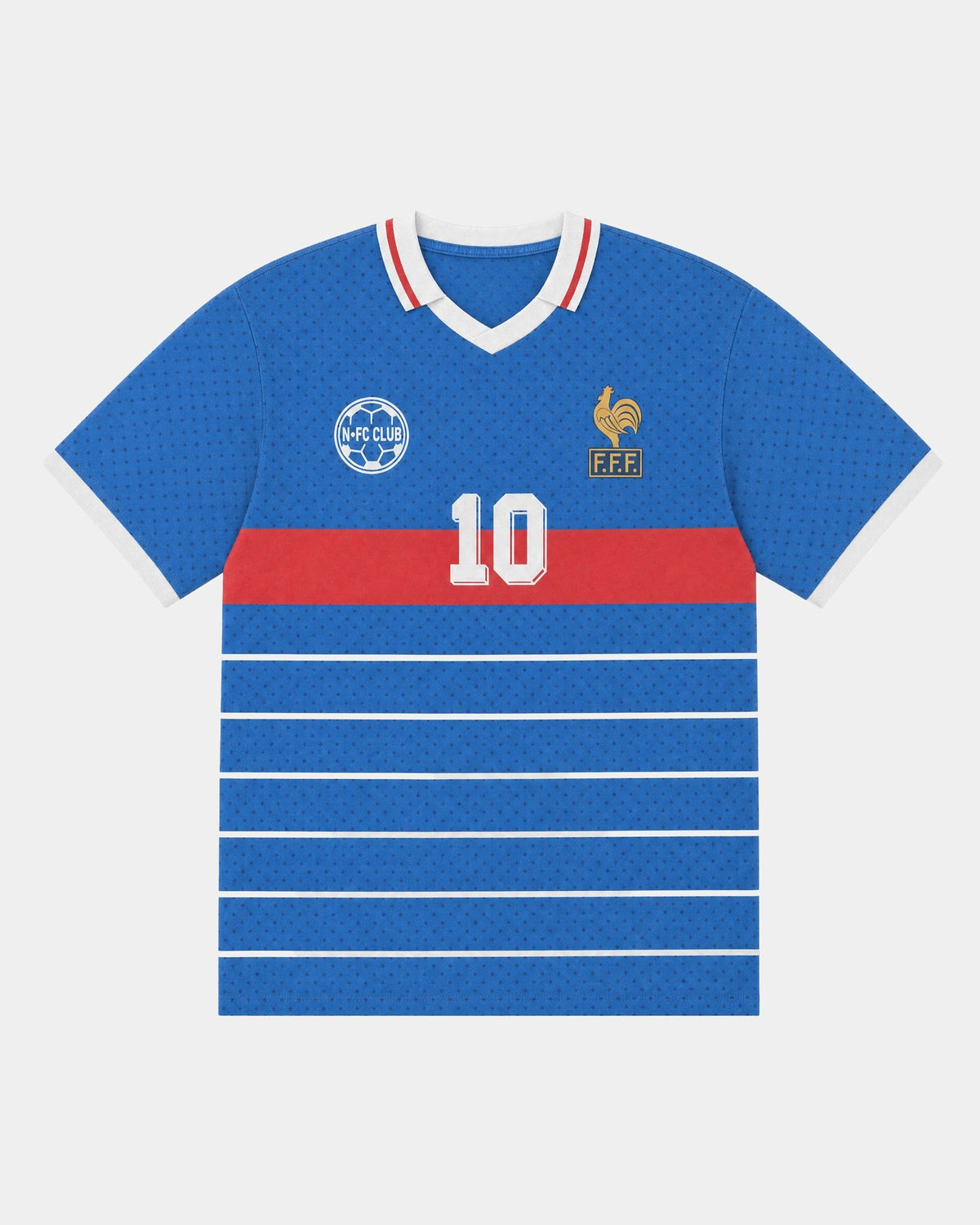 Remera fútbol Francia mockup frente