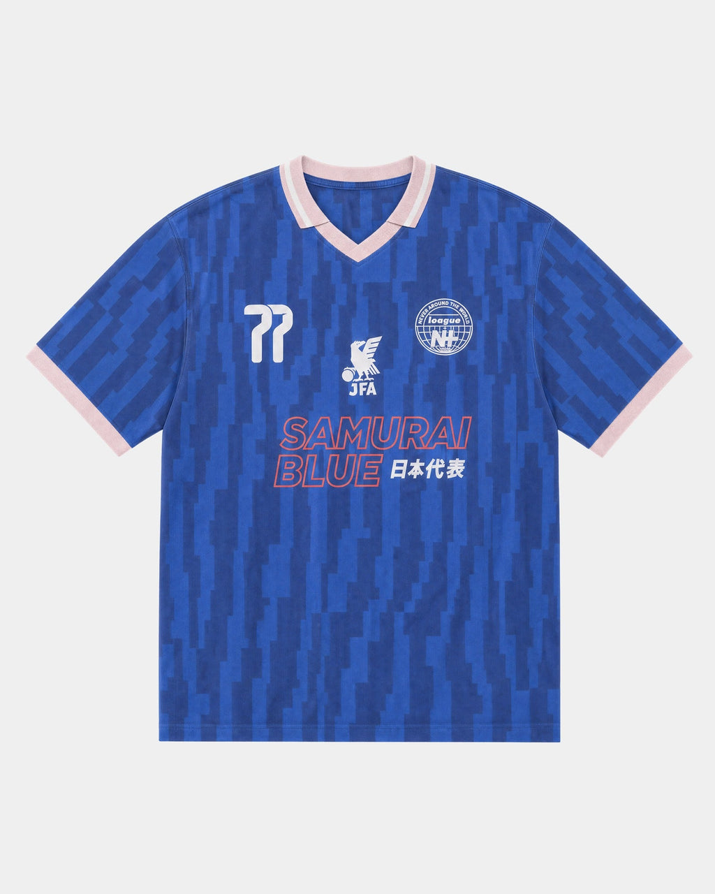 Remera fútbol Japón mockup frente