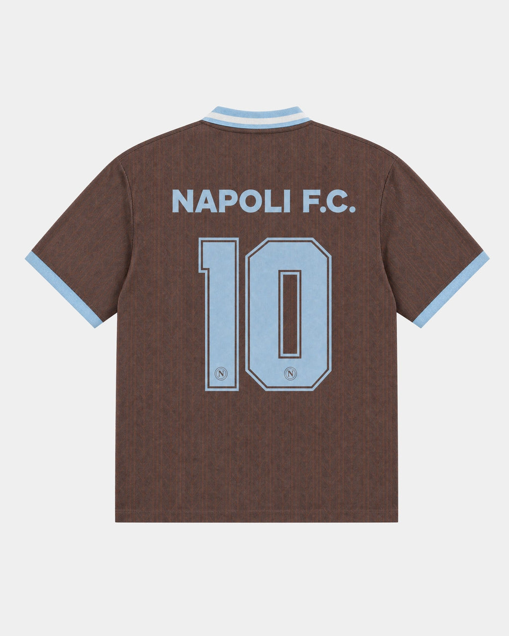 Remera fútbol Napoli mockup espalda