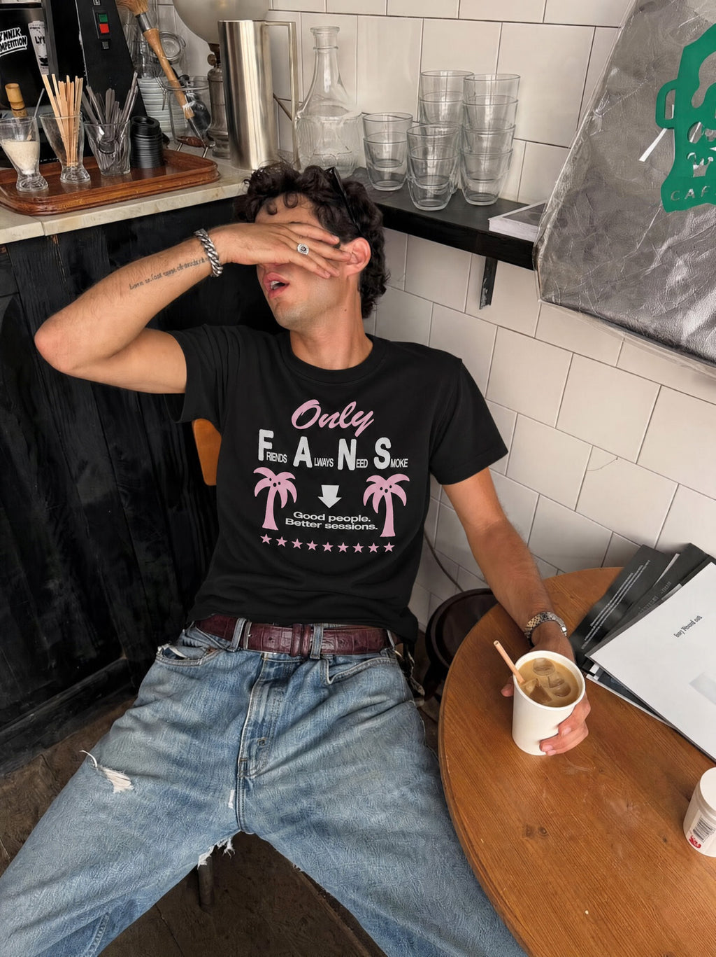 Remera Only Fans Regular | Negro | 6