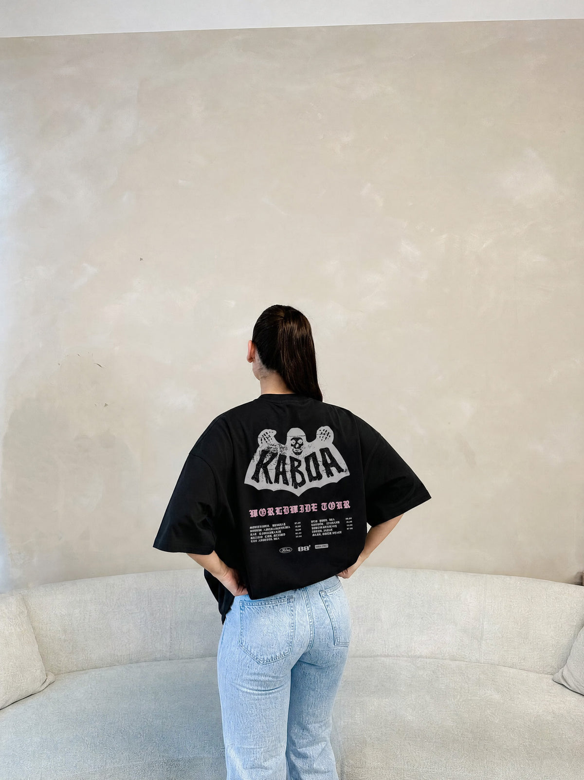 Remera Kaboa Oversize | Negro | 5