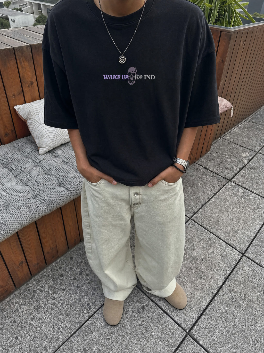 Remera Ataud Oversize | Negro | 1