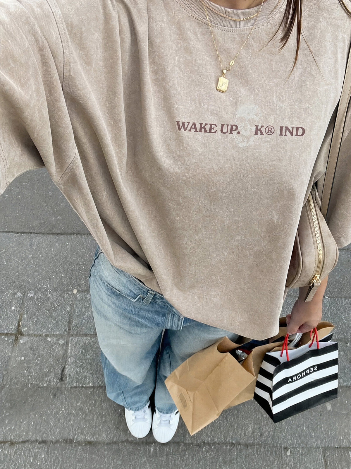 Remera Ataud Oversize | Beige | 1